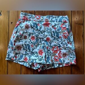 Zara floral shorts size S